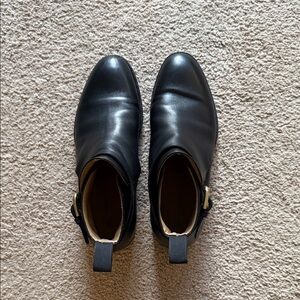 Scarosso Italy Elegant Black Leather Men's Boots